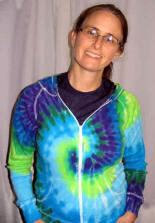 Tie Dye Hooded Sweat Shirt